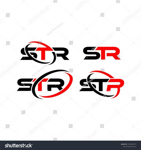 Str Initial Logo Design Template Illustration Stock Vector Royalty