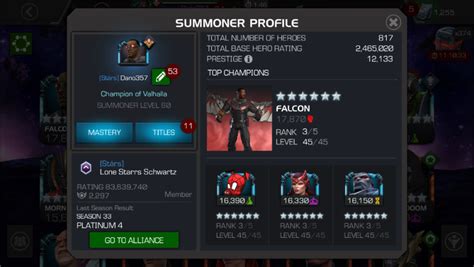 725 Years Of Mcoc Roster And Progression Update May 29 2022 Frontline Mcoc