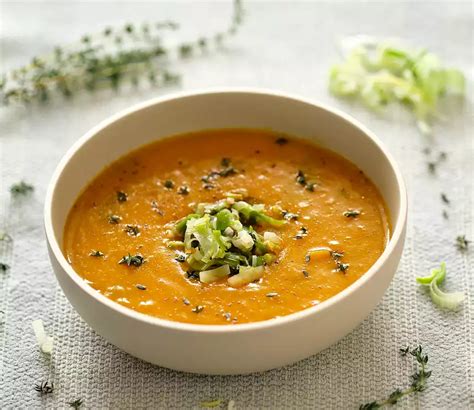 Carrot Leek Soup With Thyme Recipe