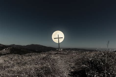 Cross Christianity Moon - Free photo on Pixabay