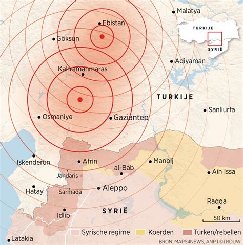 Aardbeving Turkije Op Kaart See The Devastating Impact In Real Time