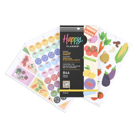 Cooking 101 - Value Pack Stickers – Happy Planner