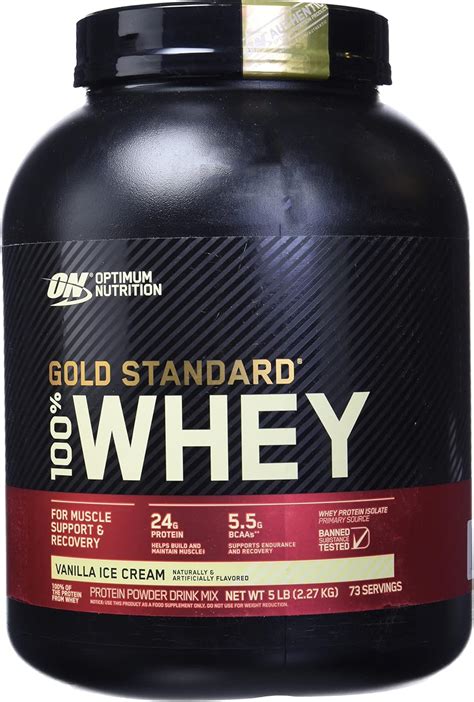 Optimum Nutrition Gold Standard 100 Whey Protein Powder From Whey