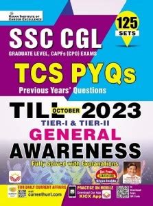 Ssc Cgl General Awareness Tcs Pyqs Till October Update Tier And