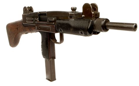 Deactivated Imi Israeli Military Industries Uzi 9mm Submachine Gun