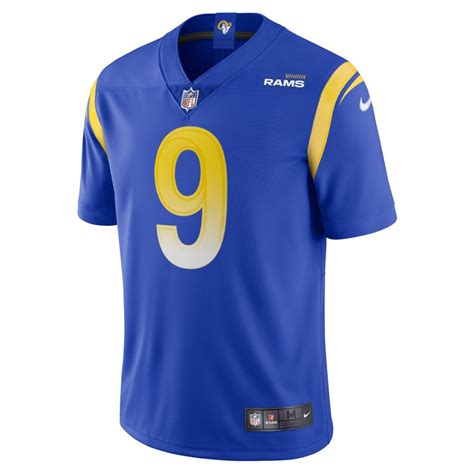 Men S Los Angeles Rams Matthew Stafford Nike Royal Vapor Limited Jersey