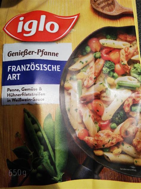 Iglo Genie Er Pfanne Franz Sische Arr Kalorien Neue Produkte Fddb