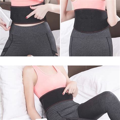 Usb Electric Heating Belt Back Massage Infrared Tourmalin Waist Support