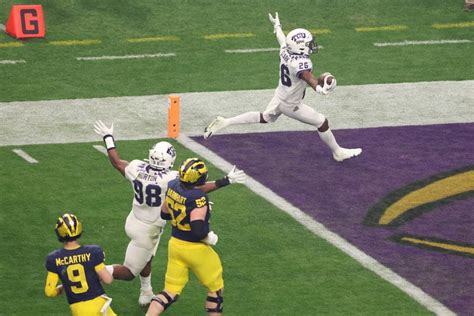 No 3 Tcu Knocks Off No 2 Michigan In 2022 Fiesta Bowl And All Time