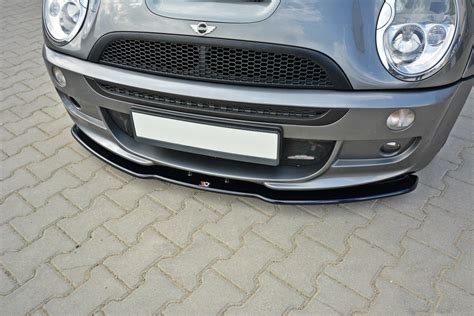 Front Splitter Mini R53 Cooper S Jcw Textured Our Offer Mini Cooper R53 Maxton Design