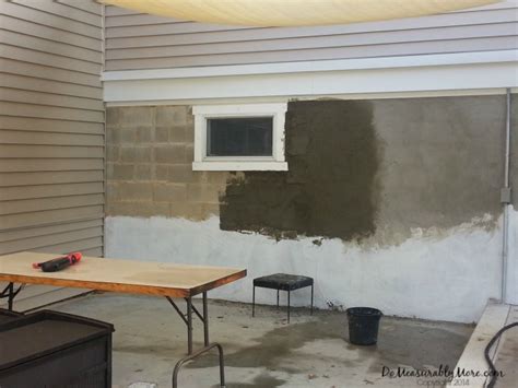 Diy Stucco Look Effect On Patio Wall Renocompare