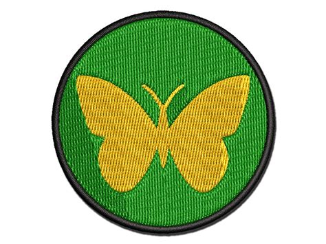 Butterfly Solid Multi Color Embroidered Iron On Or Hook And Loop Patch Applique Michaels