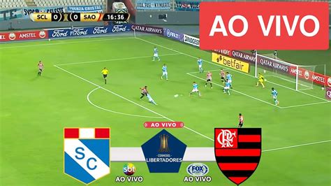 Sporting Cristal X Flamengo Ao Vivo Imagens Jogo De