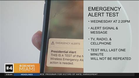 Fema To Test Emergency Alert System On Wednesday Youtube