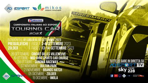 Campionato Italiano Esport Touring Car Aci Esport Iracing