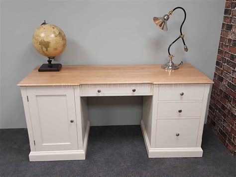 Bury Solid Oak Corner Desk With Filing Cabinets Edmunds Clarke Ltd