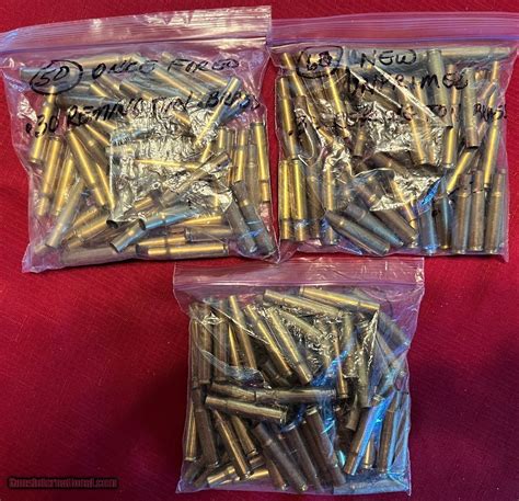 New And Once Fired 30 Remington Brass