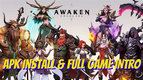 Apk Install And Full Gameplay Intro Of Awaken Chaos Era Youtube