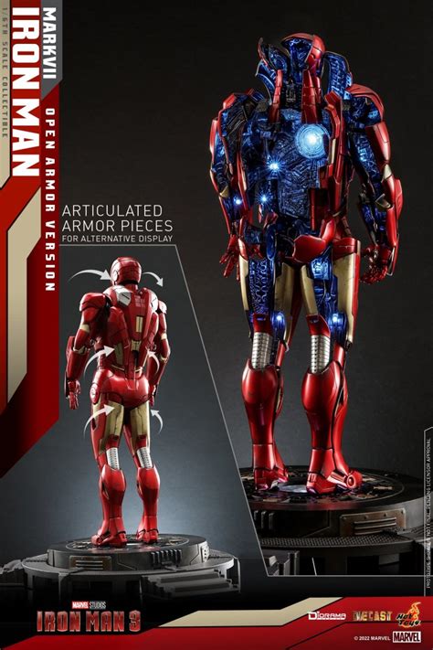Hot Toys鋼鐵人3鋼鐵人馬克7 開甲版本 Iron Man Mark VII Open Armor Version 1 6 比例收藏級人偶
