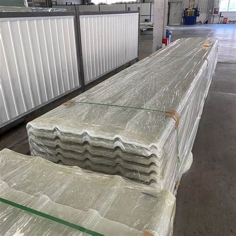 China Customized Frp Clear Sheet Fiberglas Welldachplatten