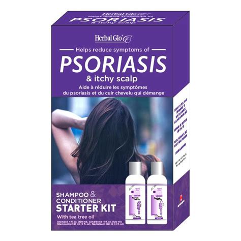 Herbal Glo Psoriasis Shampoo And Conditioner Starter Kit Paris Natural Foods