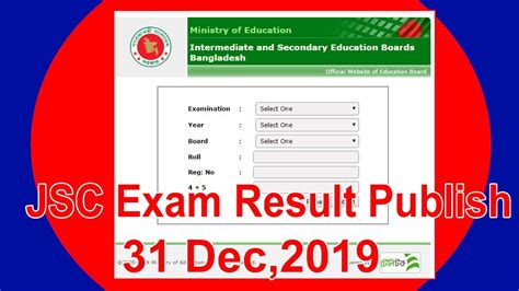 Jsc Exam Final Date Published Jsc Result Jsc Jdc Result