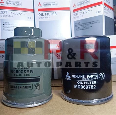 FUEL FILTER AND OIL FILTER FOR MITSUBISHI ADVENTURE L300 L200 MONTERO