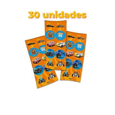 Sonho Da Festa Festcolor Adesivo Hot Wheels Unidades