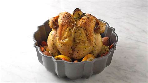 Bundt Pan Roasted Chicken And Vegetables Recipe