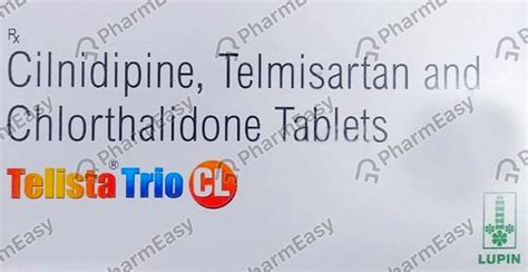 Telista Trio Cl Mg Strip Of Tablets Uses Side Effects