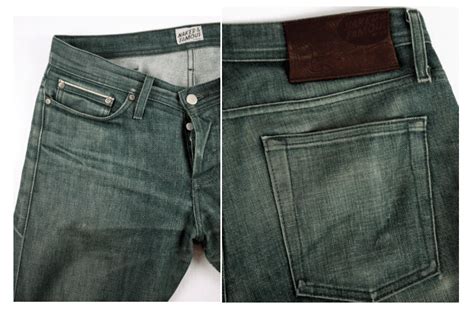 Fade Friday Naked Famous WeirdGuy Green Selvedge