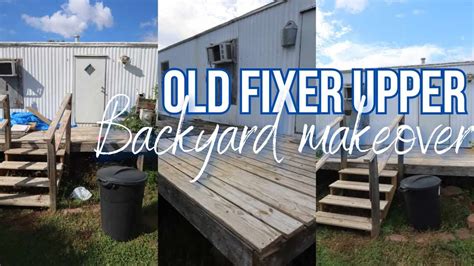 FIXER UPPER HOME REFRESH MAJOR WORK OUTDOORS MOBILE HOME UPDATES