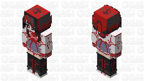 Bloody Anime Girl Minecraft Skin