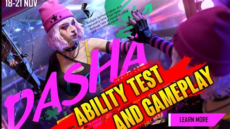 New Character Dasha Ability Test Free Fire New Character Dasha Skill