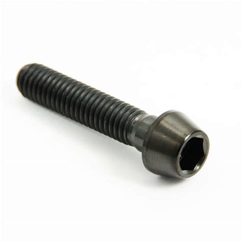 M6 Titanium Taper Head Bolt Screw 29mm Black Nitride 20 X 10 Grade 5