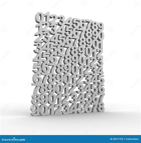 Pyramid of numbers stock illustration. Illustration of balance - 20317752