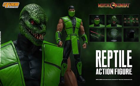 Storm Collectibles Mortal Kombat Reptile 1 12 Action Figure