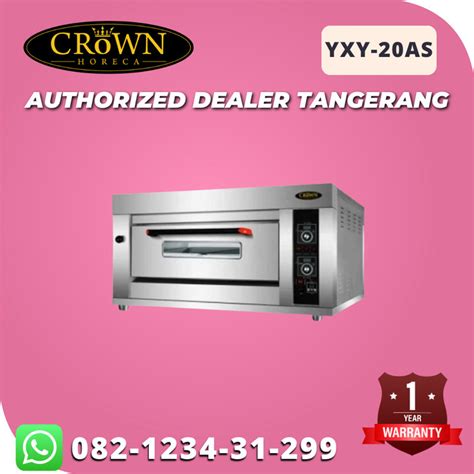 Jual Oven Gas 1 Deck 2 Tray CROWN TIPE YXY 20AS GARANSI RESMI Kab