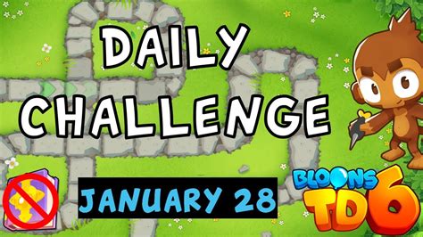 Bloons Td Daily Challenge Btd Towers Only No Mk No Powers