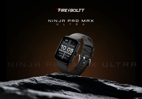 Fire Boltt Ninja Pro Max Ultra Smartwatch With 2 01 Lcd Display And Bt Calling Launched In India