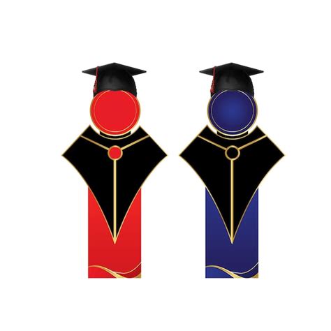 Premium Vector Happy Graduate Concept Gown Caps And Diploma Or