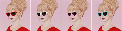 Sims 4 Heart Glasses