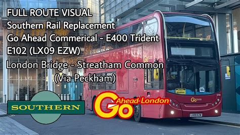 FULL ROUTE VISUAL Southern RRP London Bridge Streatham Common Go