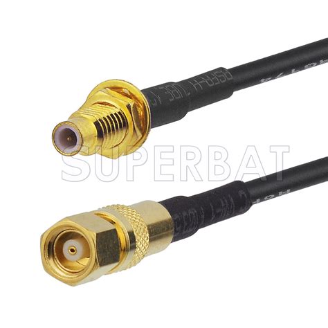 Smc Plug To Smc Jack Bulkhead Cable Using Rg Coax