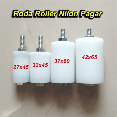 Jual Roda Roller Nilon Roler Pintu Pagar Stainless Bearing Pintu