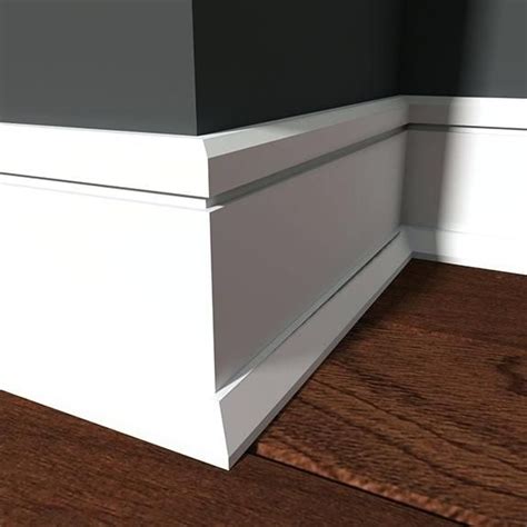 Base Moulding Build Ups Square Shoe Molding Edge Baseboard Styles