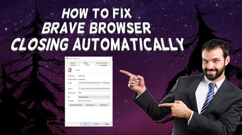 How To Fix Brave Browser Closing Automatically Tutorial Youtube