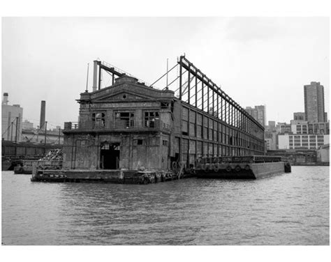 West 55th Street Pier Outshore Facade And Southside Facing The Hudson