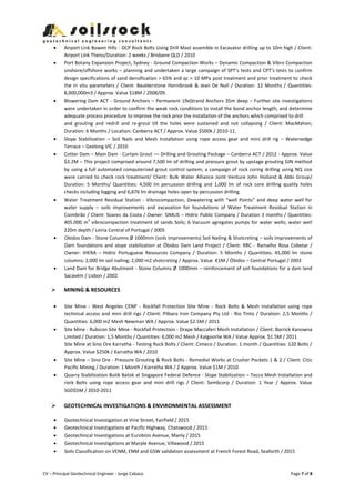 Resume Principal Consultant Soilsrock PDF