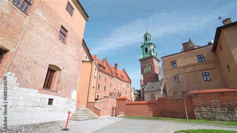 Towering Over Wawel Hill Wawel Royal Castle Is One Of The Most